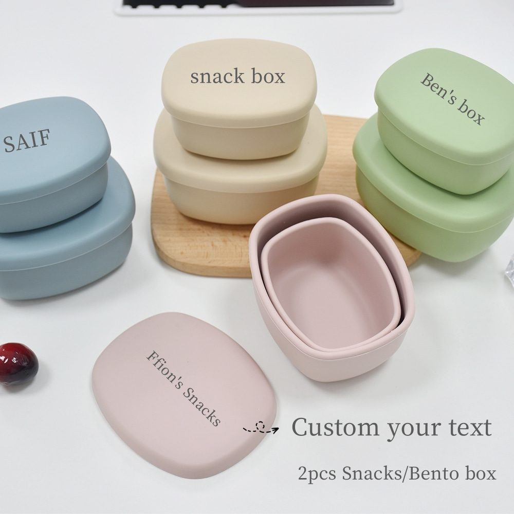 Food Snacks Name - 2팩 350ml + 200ml 실리콘 식품