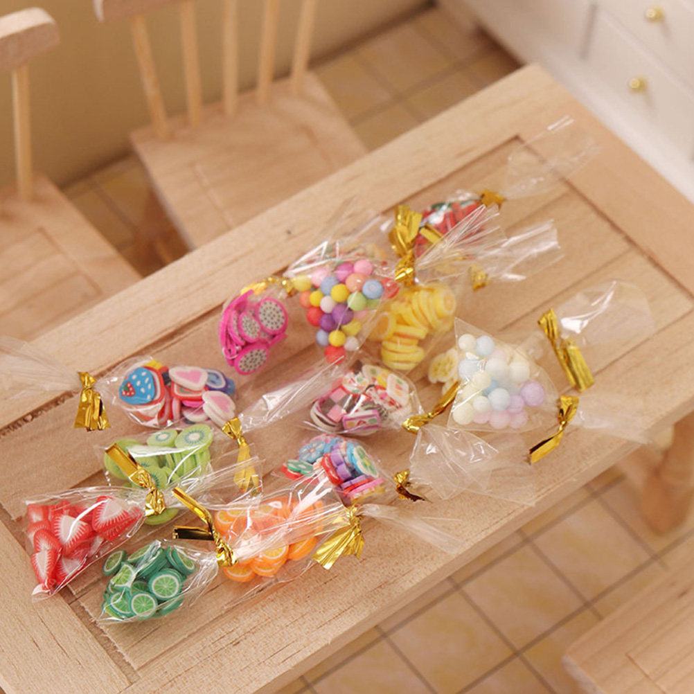 Food Snacks Packaging - 12개 미니 포장 스낵 장식품 실물