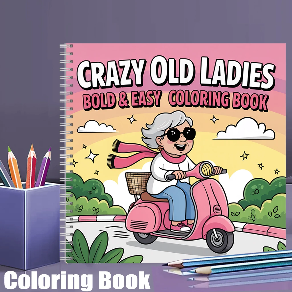 Food And Snacks Coloring Book - 성인용 컬러링북, 생일 선물, 개학 용품,