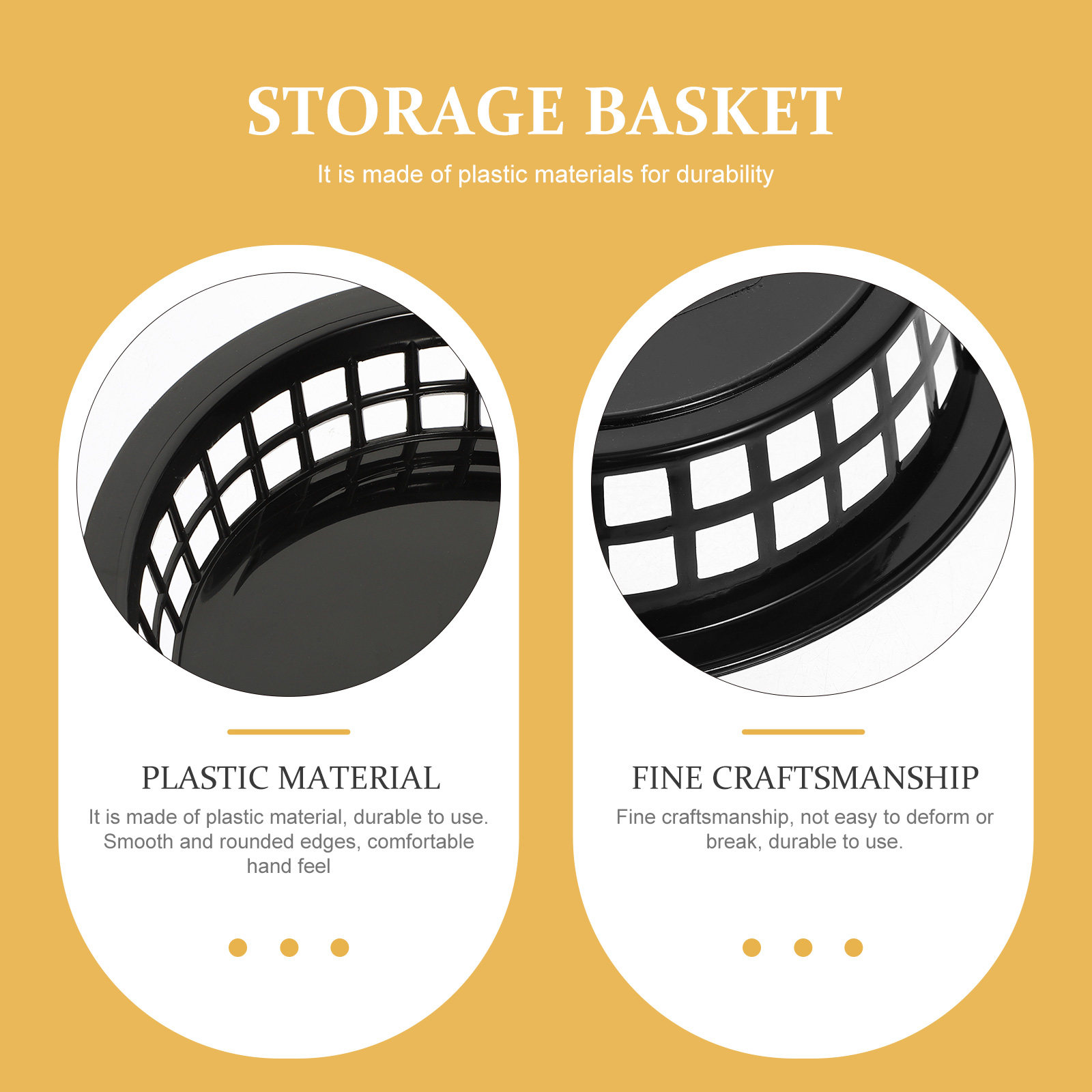 6Pcs 감자 튀김 바구니 플라스틱 식품 보관 바구니  - Food Snacks Basket 리뷰 및 가격