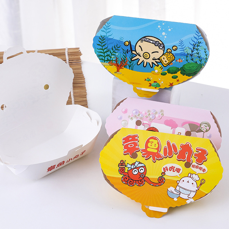 100개 일회용 만화 문어볼 포장 상자 일본 길거리 음 - Food Packed Snacks 리뷰 및 가격