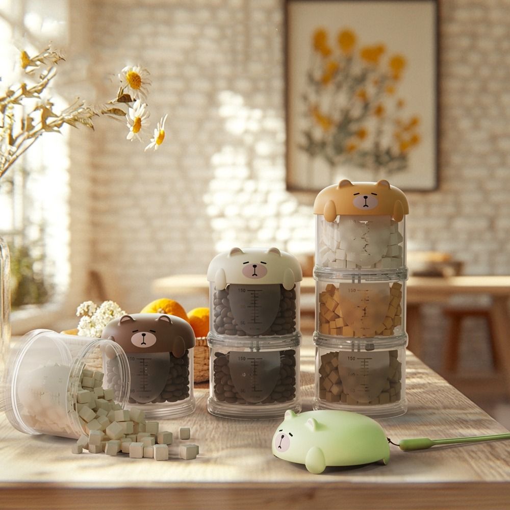 실용적인 플라스틱 다층 고양이 사료 상자 방습 귀여운  - Food Packed Snacks 리뷰 및 가격
