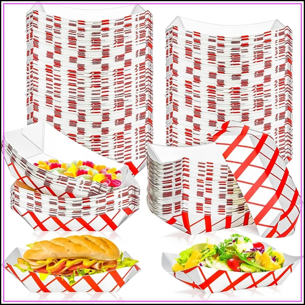 100개입 2Lb 크라프트 종이 음식 보트 트레이, 간 - Food Packed Snacks 리뷰 및 가격