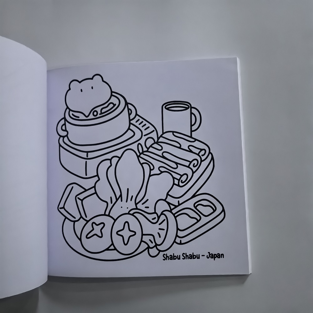 성인을 위한 아시아 음식 쉬운 색칠하기 책 귀여운 그림 - Food And Snacks Coloring Book 리뷰 및 가격