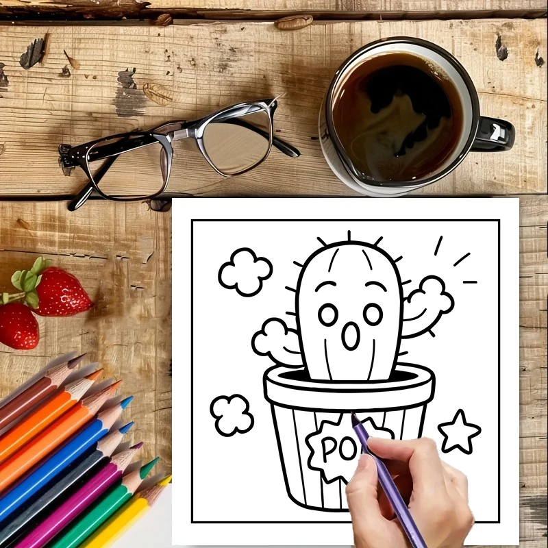 성인용 컬러링북, 생일 선물, 개학 용품, 성인용 귀여 - Food And Snacks Coloring Book 리뷰 및 가격
