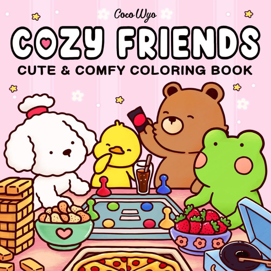 COZY FRIENDS 성인과 청소년을 위한 색칠하기  - Food And Snacks Coloring Book 리뷰 및 가격