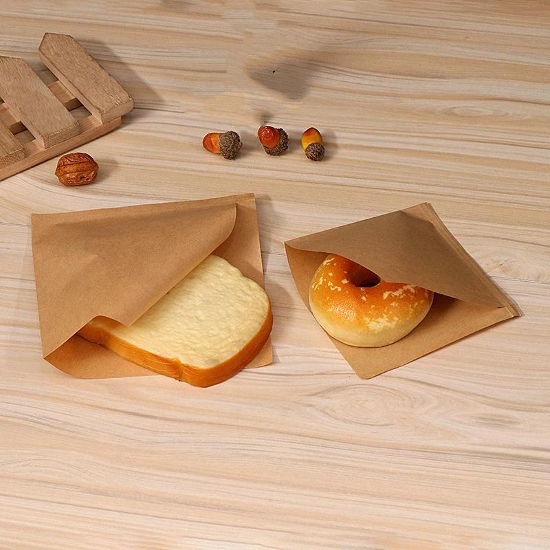 [신제품] 100개 기름방지 종이봉투 식품 안전 소재  - Food Packed Snacks 리뷰 및 가격
