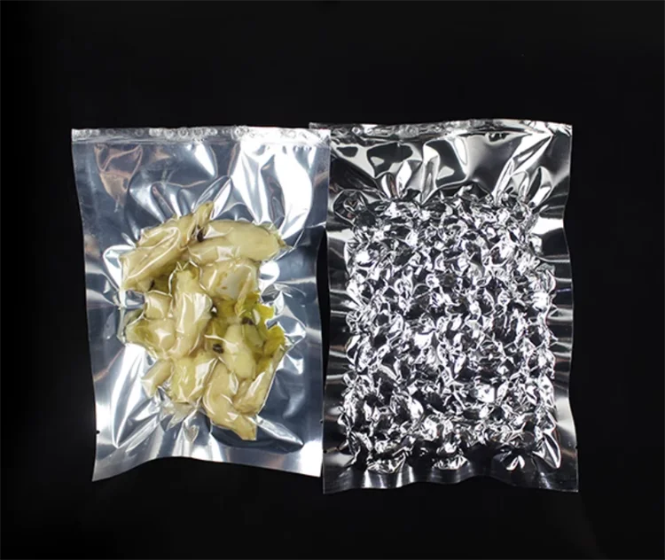 100팩 실버 글로시 플랫 파우치 - 진공 포장용 투명 - Food Packed Snacks 리뷰 및 가격